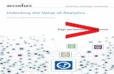 Unlocking the Value of Analytics | Accenture · 2017-12-13 · just advanced meter systems, but also intelligent devices, advanced mobility, smart consumer devices and social media—is