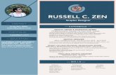 RUSSELL C. ZEN - 4ormat-asset.s3.amazonaws.com · RUSSELL C. ZEN SKILLS Interior Design Drawing Typography Creative: Public Relations Interpersonal Skills Creative Strategy Graphic