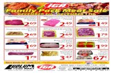 Family Pack Meat Sale€¦ · & Eat Sides bakery & deli specials 2295 Broaster 12 Pc. Chicken Meal INCLUDES: 3 Lb. Sides ($4.99/lb. or less) 749 Kretschmar Oven Roasted Turkey Breast