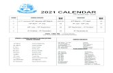 2021 Draft Calendar Jan 2020 - kingdavid.org.za · 2021 CALENDAR (28 January 2020 - Draft) TERMS SCHOOL SESSION NO OF DAYS VACATION NO OF DAYS 1 Teachers (1TH)12th January–26th
