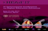 June 21-23, 2017 Valencia, Spain - HEAd confheadconf.org/wp-content/uploads/2017/06/Programa_17... · 2017-06-20 · June 21-23, 2017 Valencia, Spain. PREFACE4 COMMITTEES5 KEYNOTES9