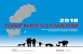 2018 SWEDRES SVARM - SVA - Friska djur...Swedres-Svarm 2018. Consumption of antibiotics and occur-rence of resistance in Sweden. Solna/Uppsala ISSN1650-6332 ISSN 1650-6332 Article
