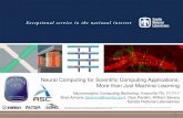Neural Computing for Scientific Computing Applications ... · Sandia National Laboratories is a multi-program laboratory managed and operated by Sandia Corporation, a wholly owned