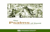 Psalms of Davidî ì í ô / v v ] } v o & o o } Á Z ] } ( Z ] ] v v : Á } ( v ] ( i X n P î ThePsalms of David ANT OVERVIEW he book of Psalms—known to Jews by its Hebrew title,