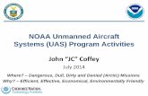 John “JC” Coffey - Argonne National Laboratory · John “JC” Coffey - NOAA UAS Program Office (john.j.coffey@noaa.gov / 904-923-1709) Backup Slides . UAS Transition Process