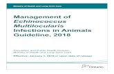 Management of Echinococcus Multilocularis Infections in ...health.gov.on.ca/en/pro/programs/publichealth/oph... · Management of Echinococcus Multilocularis Infections in Animals