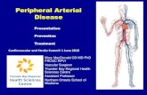 Peripheral Arterial Insufficiency - NOSM · 2019-03-19 · Chronic Peripheral Arterial Disease Presentation of PAD Prevention and Management of Risk Factors Guidelines for Treatment