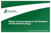 Waste Co-processing in the Scheme of Industrial Ecologyensearch.org/wp-content/uploads/2013/10/PAPER-7... · Industrial Ecology in Malaysia Lafarge Industrial Ecology is locally present
