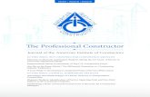 The Professional Constructor ... The Professional Constructor (ISSN 0146-7557) is the official publication