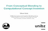 From Conceptual Blending to Computational Concept Inventionokutz/score/resources/Blending---SCORE... · 2018-10-01 · Towards Creative Machines, Atlantis/Springer, Thinking Machines,