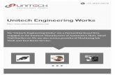 Unitech Engineering Works · We “Unitech Engineering Works” are a Partnership based ﬁrm, engaged as the foremost Manufacturer of Automotive Shaft, Metal Wall Bracket etc.We