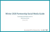 Winter 2020 Partnership Social Media Guide ... - 2020 Census€¦ · (To save videos, right-click and select “save as media.”) • 2020 Census social media information. • Social