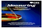 Measuring - Chartered Institute of Procurement & Supply Measuring_The_Benefit… · Standard in Procurement and Supply. Working with governments, world humanitarian organisations