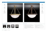CAMELOT™ PENDANT - OCL Architectural Lighting€¦ · CAMELOT™ PENDANT CM2-P1GD-25-FA-PBR • The Camelot is a re-creation of a historical classic. • Cast from solid, non-ferrous