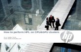 How to perform HPL on CPU&GPU clusters · Some definitions from linear algebra (cont.) • In linear algebra, Gaussian elimination is an algorithm for solving systems of linear equations.