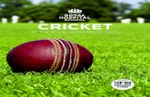 CRICKET - Home - Royal Hospital School€¦ · Royal Hospital School, Holbrook, Suffolk, IP9 2RX Former Essex county cricketer Graham Napier established the Graham Napier Cricket