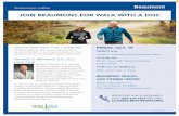 JOIN BEAUMONT FOR WALK WITH A DOC€¦ · JOIN BEAUMONT FOR WALK WITH A DOC REGISTRATION IS REQUIRED. CALL 800-633-7377 OR VISIT CLASSES.BEAUMONT.ORG. WHAT’S NEW WITH TYPE 2 DIABETES