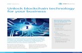 Unlock blockchain technology for your business · Technology AT&T advantage Industry • Blockchain infrastructure development • Blockchain IoT data and asset management • Immutable