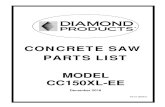 CONCRETE SAW PARTS LIST MODEL CC150XL-EEmarketing.diamondproducts.com.ethode.com/media/lanot/attachme… · incidental damages arising out of the failure of any Product to operate
