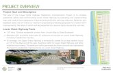 PROJECT OVERVIEW - SFMTA€¦ · PROJECT OVERVIEW PROJECT OVERVIEW The goal of the Lower Great Highway Pedestrian Improvements Project is to increase pedestrian safety and comfort