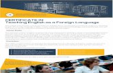 CERTIFICATE IN Teaching English as a Foreign Languageadmissions.aua.am/files/2017/11/AUA-CTEFL-2017.pdf · To complete a Certificate in Teaching English as a Foreign Language (CTEFL),