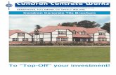 Condron Concrete Tile Brochure€¦ · 4 NOTE: Reference should be made to Code of Practice for Slating and Tiling, S.R. 82:2017, BS 5534:2014+A1:2015 and any new code of practices