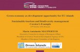 Green economy as development opportunity for EU islands ...€¦ · Green economy as development opportunity for EU islands Sustainable tourism and biodiversity management Corsica’s