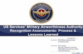 Recognition Assessments: Process & Lessons Learned Recognition Assessments: Process & Lessons Learned