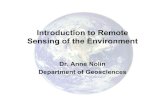 Introduction to Remote Sensing of the Environment€¦ · What is remote sensing? “the acquisition and measurement of data/information on some property(ies) of a phenomenon, object,