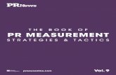THE BOOK OF PR MEASUREMENT - PR News … · THE BOOK OF PR MEASUREMENT STRATEGIES & TACTICS VOL. 9 Published by PR News Press • prnewsonline.com 01_The book of PR Measurement Strategies