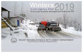 Winter Contingency Plan 2019 - PDMA Contingency Plan... · PTCL Pakistan Telecommunication Company Limited RRF Rapid Response Force SAR Search and Rescue SCO Special Communication