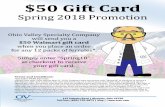$50 Gift Card - ovsc.comovsc.com/wp-content/uploads/2018/03/OVSC-spring-promo-SPRING1… · $50 Gift Card 2018 115 Industry Road | Marietta, Ohio 45750 Toll Free: (800) 729-6872 |