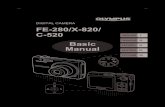 DIGITAL CAMERA FE-280/X-820/ C-520 - オリンパスcs.olympus-imaging.jp/en/support/imsg/digicamera/download/manua… · Basic Manual DIGITAL CAMERA ENGLISH 2 FRANÇAIS 28 ESPAÑOL