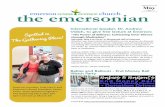 the emersonianthe emersonian - emersonhouston.orgemersonhouston.org/wp-content/uploads/2019/05/May_Newsletter_2… · the emersonianthe emersonian emersonhouston.org MONTHLY NEWSLETTER