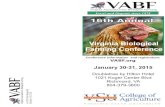 Virginia Biological Farming Conference€¦ · Virginia Biological Farming Conference e Rd 120 Conference information and registration: VABF.org January 30-31, 2015 Doubletree by