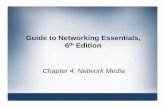 Guide to Networking Essentials, 6th Edition · Wired Networking • Wired networking uses tangible physical media called cables • Two broad categories of cables: copper wire and