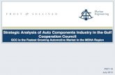 Strategic Analysis of Auto Components Industry in the Gulf ... · Strategic Analysis of Auto Components Industry in the Gulf Cooperation Council GCC is the Fastest Growing Automotive