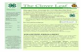 The Clover Leaf - University of Missouriextension.missouri.edu/ripley/documents/CloverLeaf Jan_ 2017.pdf · The Clover Leaf! Issues will be emailed to 4-H families the first week