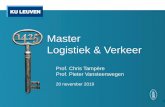 Master Logistiek & Verkeer - KU Leuven€¦ · •Evolution and current state •Modeling and analysing geographic reality •Spatial data modeling •Functionality of geospatial