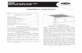 Installation Instructions - dms.hvacpartners.com · improve air distribution across the face of the air purifier. Electrical Power / Air Flow Sensor The Infinityt Air Purifier should