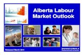 Alberta Labour Market Outlook - Open Government Program€¦ · Alberta’s Labour Market ... Finance, Insurance, Real Estate and Leasing Accommodation and Food Services Educational