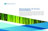 Standard of Care Checklist - Home | Envestnet€¦ · Standard of Care Checklist Advisors have a fiduciary responsibility to not only act in the best interest of clients, but also