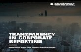 Transparency in corporaTe reporTing€¦ · Index Results 2 Highlights 4 Introduction 6 Findings 8 Recommendations 10 Methodology 14 1. Reporting on Anti-Corruption Programmes 16