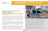 Statement from the Chair - ICOMnetwork.icom.museum/fileadmin/user_upload/minisites/comcol/New… · new COMCOL Newsletter design and layout. We are very happy with this new look,