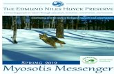 Newsletter Design Ideas - HUYCK PRESERVE€¦ · TT E N E N H H P P MyoSsotis Messeng er Connecting people to nature through education, recreation, conservation, and research Celebrating
