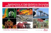 Applications of High-Definition Surveying (HDS) for ... Khan.pdf · Faheem Khan – Leica Geosystems +65 9092 6532 - faheem.khan@leica-geosystems.com Applications of High-Definition