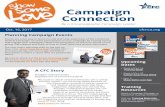 Campaign Connection - U.S. Department of Defense€¦ · Planning Campaign Events Events are a fun way to boost morale and raise awareness of the Combined Federal Campaign. Increase