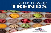 2018 FLAVOR TRENDS - National News€¦ · 2018 FLAVOR TRENDS Delivering joy through ﬂavor. To our valued partners, You have in your hands the National Flavors 2018 trend book,