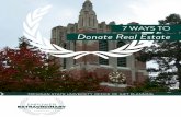Donate Real Estate - Support for Studentssupportforstudents.msu.edu/files/resources/115/document/562628.d… · In addition, you can later decide to rent your home or make improvements