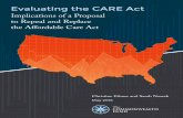 Evaluating the CARE Act: Implications of a Proposal to ... · overview of the care act 8 research findings 11 methods 11 coverage 11 age and income distribution of the uninsured 12